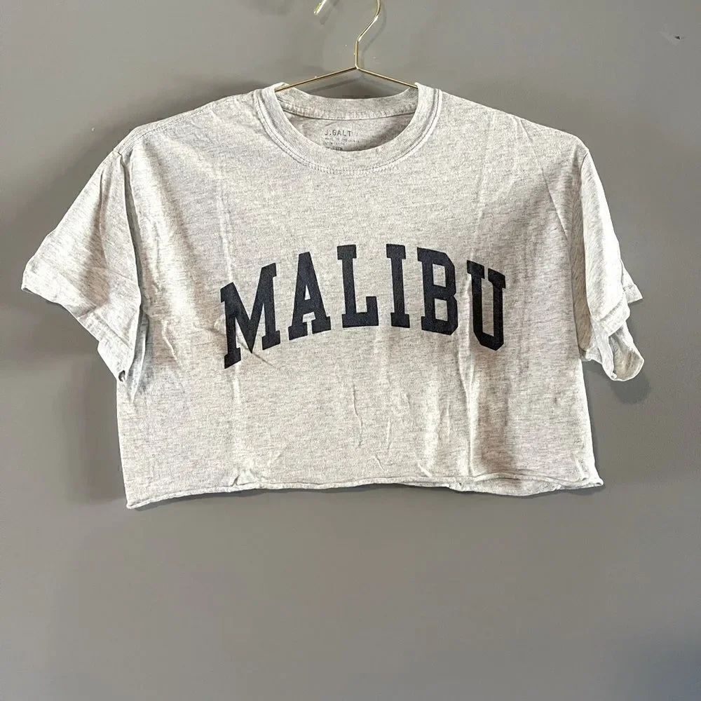Pacific Sun J. Galt Cropped 'Malibu' Short Sleeve Tee | OS